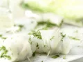 Schollenröllchen auf Spitzkohl Zubereitung Schritt 3 Schollenröllchen auf Spitzkohl Zubereitung Schritt 3
