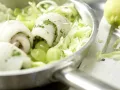 Schollenröllchen auf Spitzkohl Zubereitung Schritt 8 Schollenröllchen auf Spitzkohl Zubereitung Schritt 8
