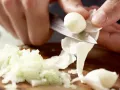 Schwarze Tintenfisch-Pasta Zubereitung Schritt 1 Schwarze Tintenfisch-Pasta Zubereitung Schritt 1