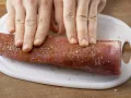 Schweinefilet mit Paprikagemüse Zubereitung Schritt 4 Schweinefilet mit Paprikagemüse Zubereitung Schritt 4