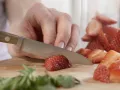 Stracciatella-Quark Zubereitung Schritt 4 Stracciatella-Quark Zubereitung Schritt 4