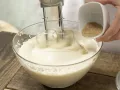 Süße Buchweizentaler mit Johannisbeer-Frischkäse-Creme Zubereitung Schritt 2 Süße Buchweizentaler mit Johannisbeer-Frischkäse-Creme Zubereitung Schritt 2
