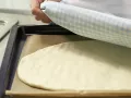 Süße Hefefladen mit Kirschen Zubereitung Schritt 8 Süße Hefefladen mit Kirschen Zubereitung Schritt 8