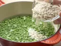 Süßkartoffelbrei mit Erbsen Zubereitung Schritt 2 Süßkartoffelbrei mit Erbsen Zubereitung Schritt 2