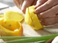 Tomaten-Mango-Salat Zubereitung Schritt 4 Tomaten-Mango-Salat Zubereitung Schritt 4