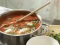 Tomatensuppe mit Hackbällchen Zubereitung Schritt 7 Tomatensuppe mit Hackbällchen Zubereitung Schritt 7
