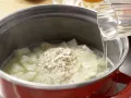 Topinamburbrei mit Hähnchen Zubereitung Schritt 4 Topinamburbrei mit Hähnchen Zubereitung Schritt 4