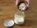 Weizenbrei mit Apfelsaft Zubereitung Schritt 1 Weizenbrei mit Apfelsaft Zubereitung Schritt 1