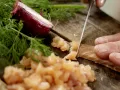 Wildlachs-Tatar Zubereitung Schritt 5 Wildlachs-Tatar Zubereitung Schritt 5