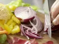 Würziger Oktopus-Gemüse-Salat Zubereitung Schritt 4 Würziger Oktopus-Gemüse-Salat Zubereitung Schritt 4