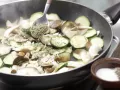 Zucchini-Pilz-Pasta Zubereitung Schritt 6 Zucchini-Pilz-Pasta Zubereitung Schritt 6