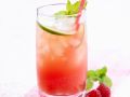 Alkoholfreier Cocktail mit Himbeeren und Wassermelone Rezept