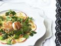 Apfel-Carpaccio mit Jakobsmuscheln Rezept