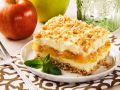 Apfel-Käsekuchen mit Knuspermüsli Rezept