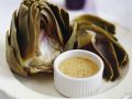 Artischocke mit Senfsoße Rezept