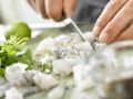 Asia-Cannelloni mit Lachs-Garnelen-Füllung Zubereitung Schritt 1 Asia-Cannelloni mit Lachs-Garnelen-Füllung Zubereitung Schritt 1