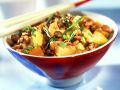 Asiatische Gemüse-Linsenpfanne (vegan) Rezept