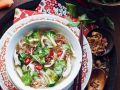 Asiatische Hühner-Gemüsesuppe Rezept