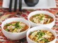 Asiatische Nudelsuppe mit Hähnchenfleisch Rezept