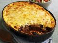 Auberginen-Hackfleisch-Auflauf mit Schafkäse überbacken Rezept