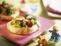 Baby-Pizza mit Brokkoli Rezept