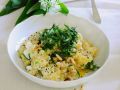 Bärlauchrisotto mit Ricotta und Pinienkernen Rezept