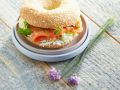 Bagel mit Lachs und Frischkäse Rezept