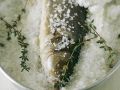 Barsch in Salzkruste Rezept