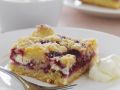 Blechkuchen mit weißer Schokolade Rezept
