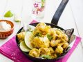 Blumenkohl-Pakoras mit Minze und Limette Rezept