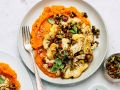 Blumenkohlsteaks mit Süßkartoffelpüree Rezept