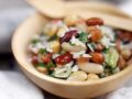 Bohnensalat mit Reis Rezept