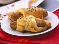 Bratwürste im Blätterteigmantel Rezept