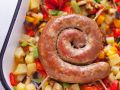 Bratwurst mit Gemüse Rezept