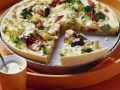 Brokkoliquiche mit Frischkäse und getrockneten Tomaten Rezept