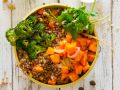 Buchweizen-Bowl mit Brokkoli und Kürbis Rezept