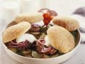 Burger mit Zwiebeln Rezept