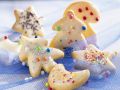 Butterplätzchen mit verschiedener Zuckerdeko Rezept