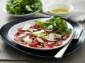 Carpaccio mit Kapern und Parmesan Rezept