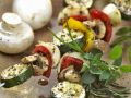 Champignon-Gemüse-Spieße vom Grill Rezept