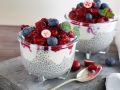Chia-Pudding Mandeljoghurt-Parfait Rezept