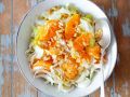 Chicorée-Mandarinen-Salat mit Walnüssen Rezept