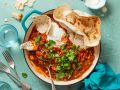 Chili sin Carne mit Sour Cream und Fladenbrot Rezept