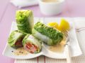 Chinakohlröllchen mit Hackfleisch und Paprika gefüllt Rezept