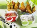 Country Potatoes mit Dips Rezept