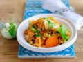 Couscous mit Joghurt und Gemüse Rezept