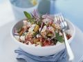 Couscous-Salat mit Schafskäse und Erdnüssen Rezept