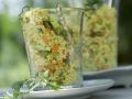 Couscous-Salat mit Zucchini und Paprika Rezept