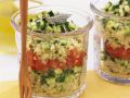 Couscoussalat mit Tomate und Zucchini Rezept
