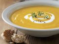 Cremige Butternuss-Kürbissuppe mit Kartoffeln Rezept